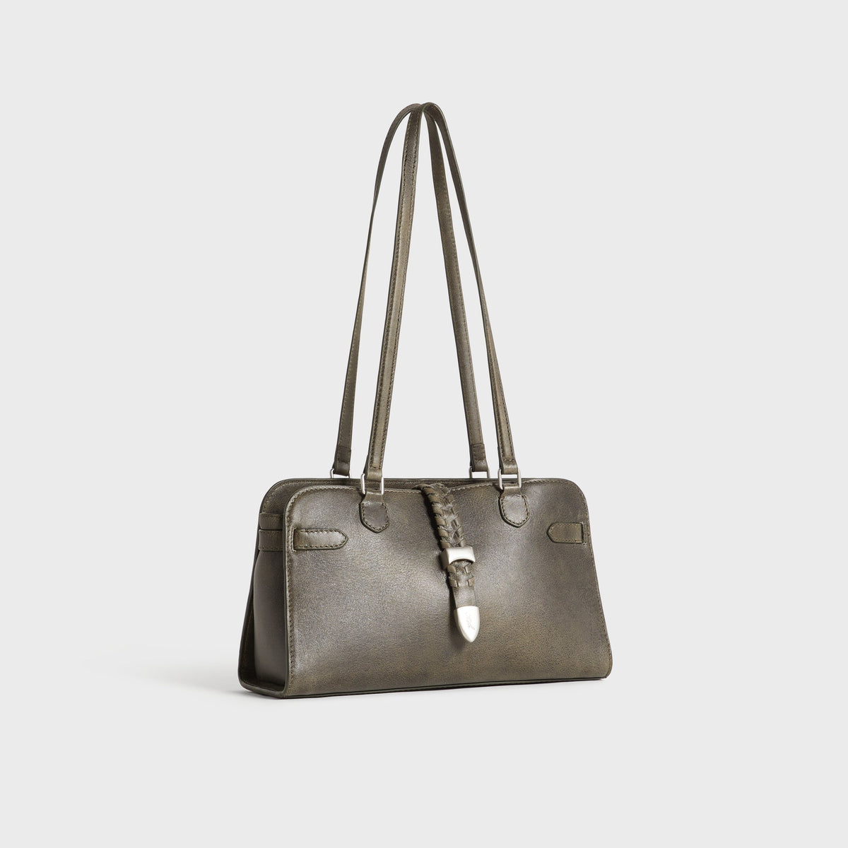 Kith Women Rena Distressed Leather Shoulder Bag - Burnt - PH