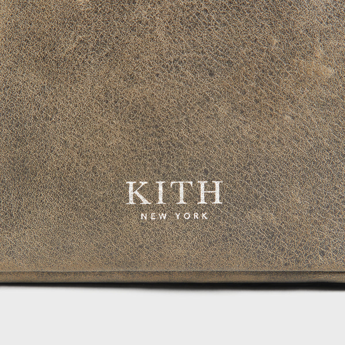 Kith Women Toast Distressed Leather Wallet Crossbody - Burnt