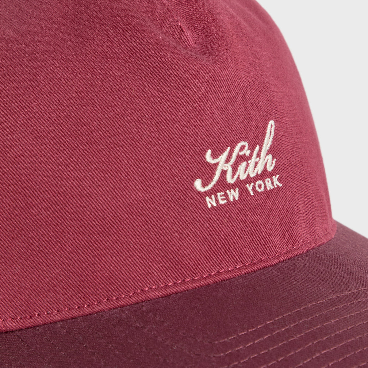 Kith Women Two Tone Vintage Wash Kith Script Pinch Crown Cap - Essence - PH