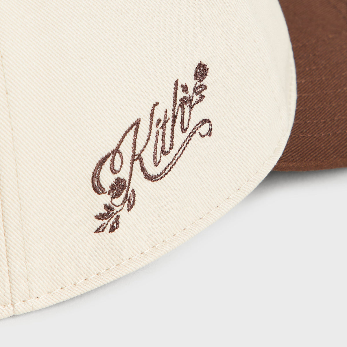 Kith Women Two Tone Kith Crest Pinch Crown Cap - Incognito