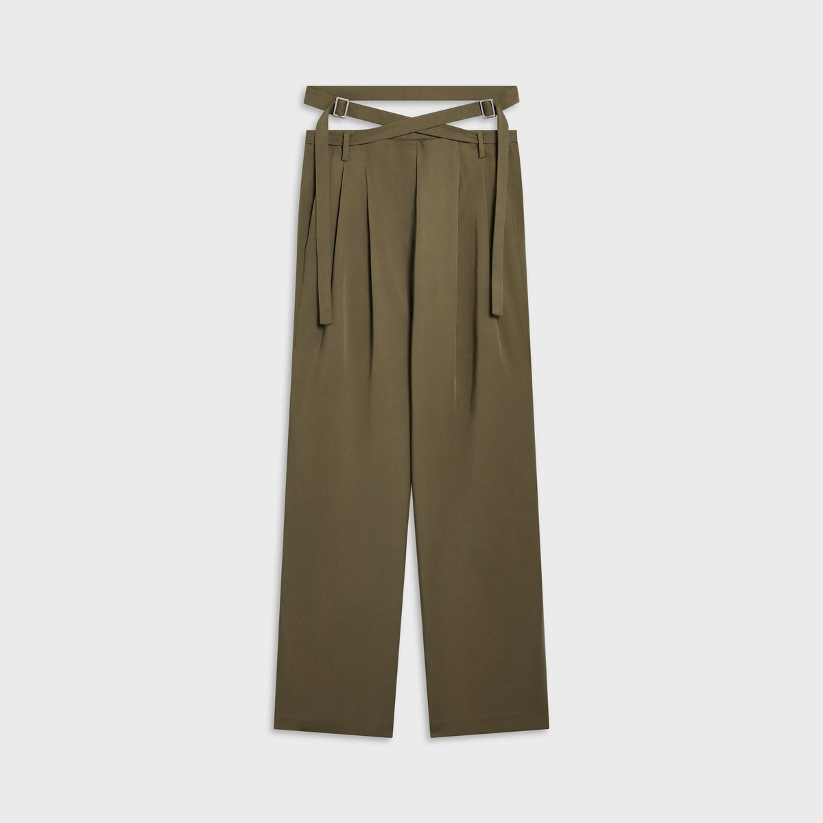 Kith Women Tallis Waist Strap Trouser - Chelonian