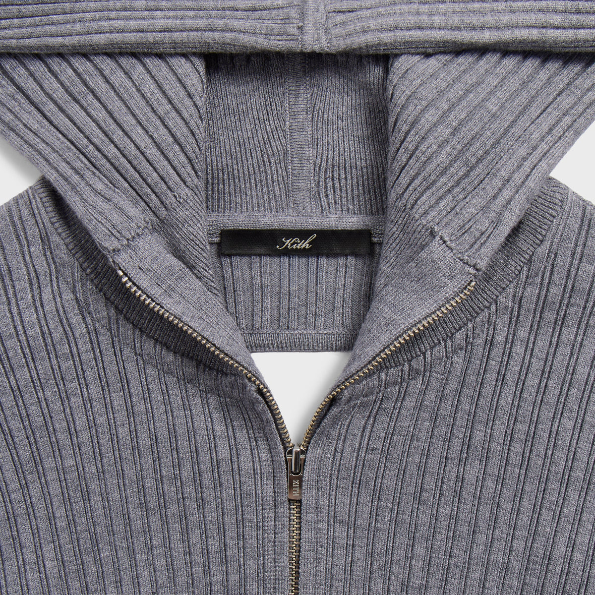 Kith Women Amayna Hooded Backless Mini Dress - Cool Heather Grey