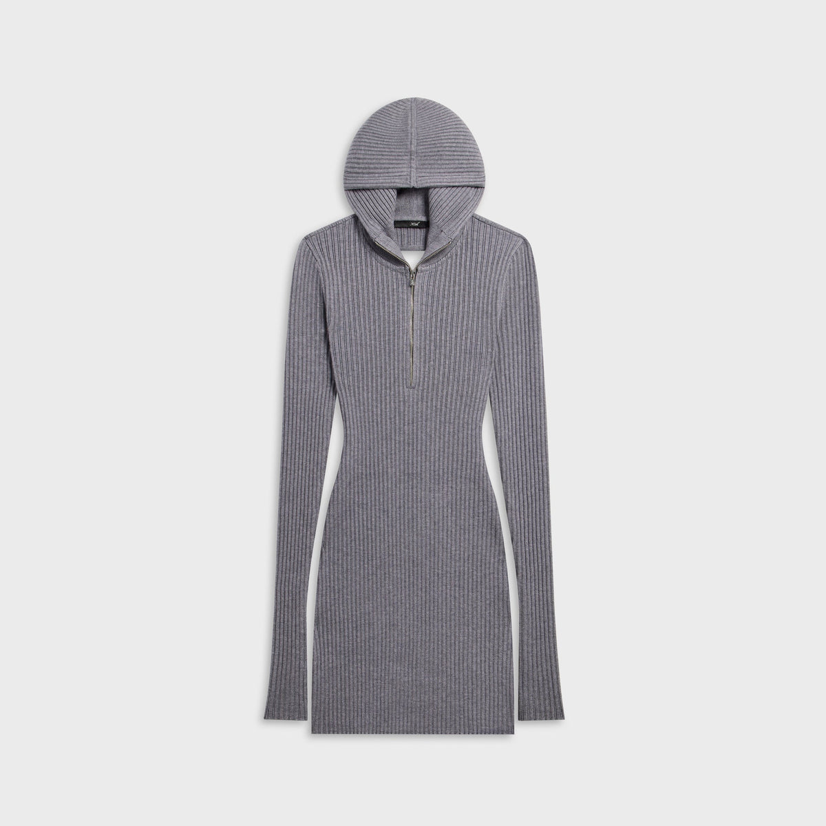 Kith Women Amayna Hooded Backless Mini Dress - Cool Heather Grey - PH