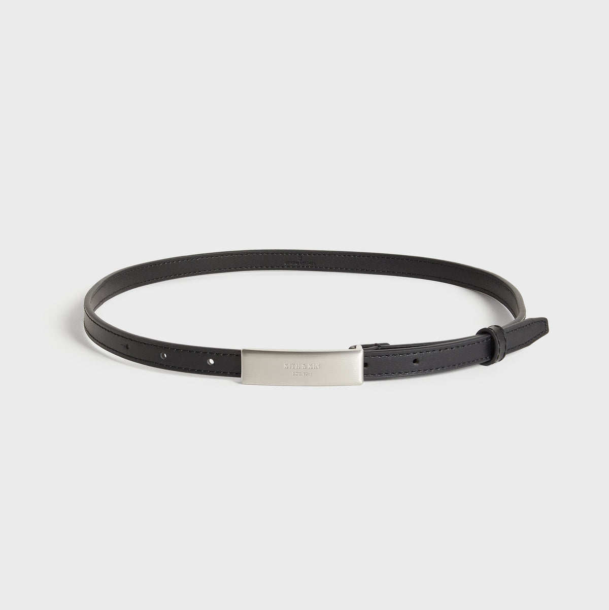 Kith Women Kith & Kin Plaque Belt - Black