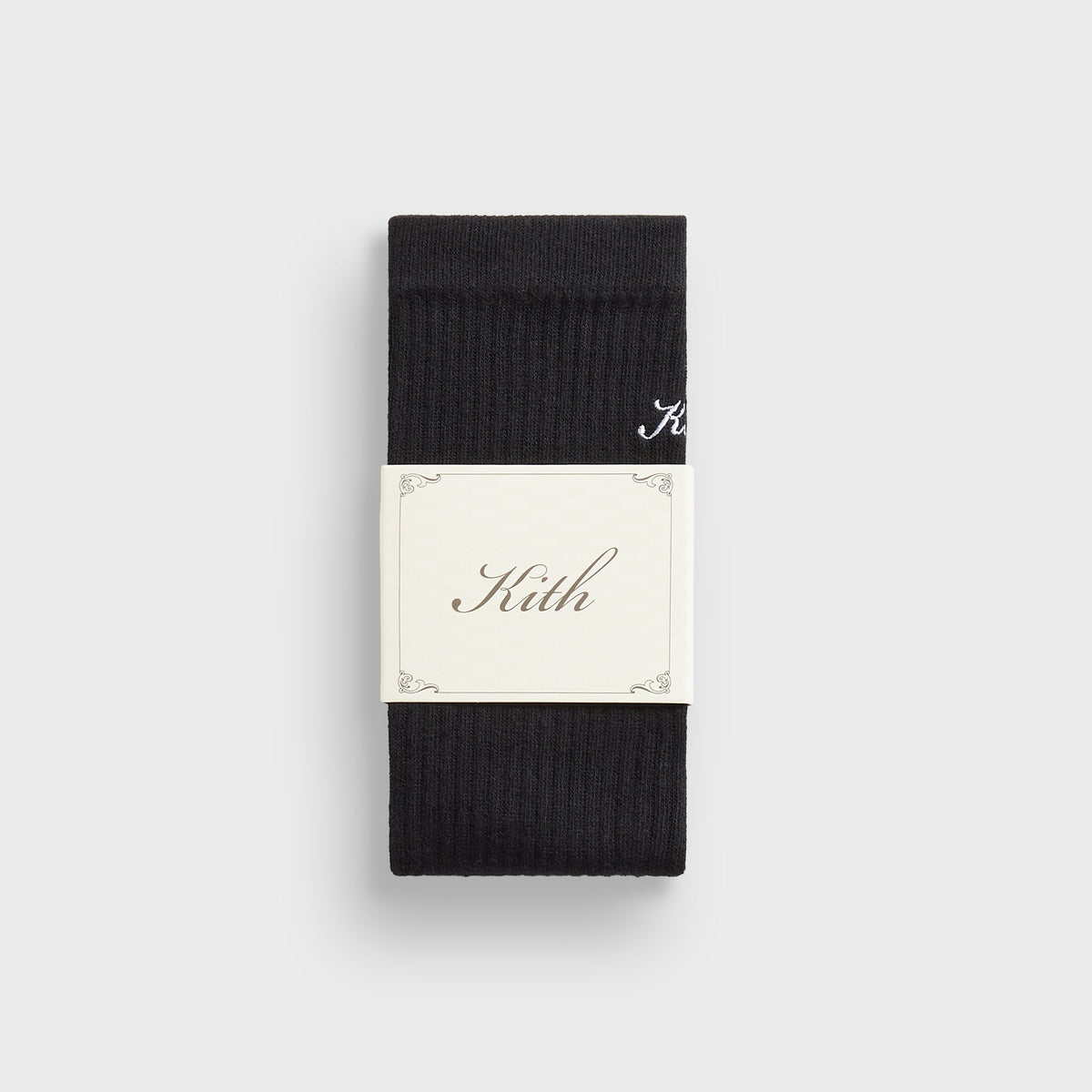 Kith Women Cotton Lightweight Crew Tabi Socks - Black - PH
