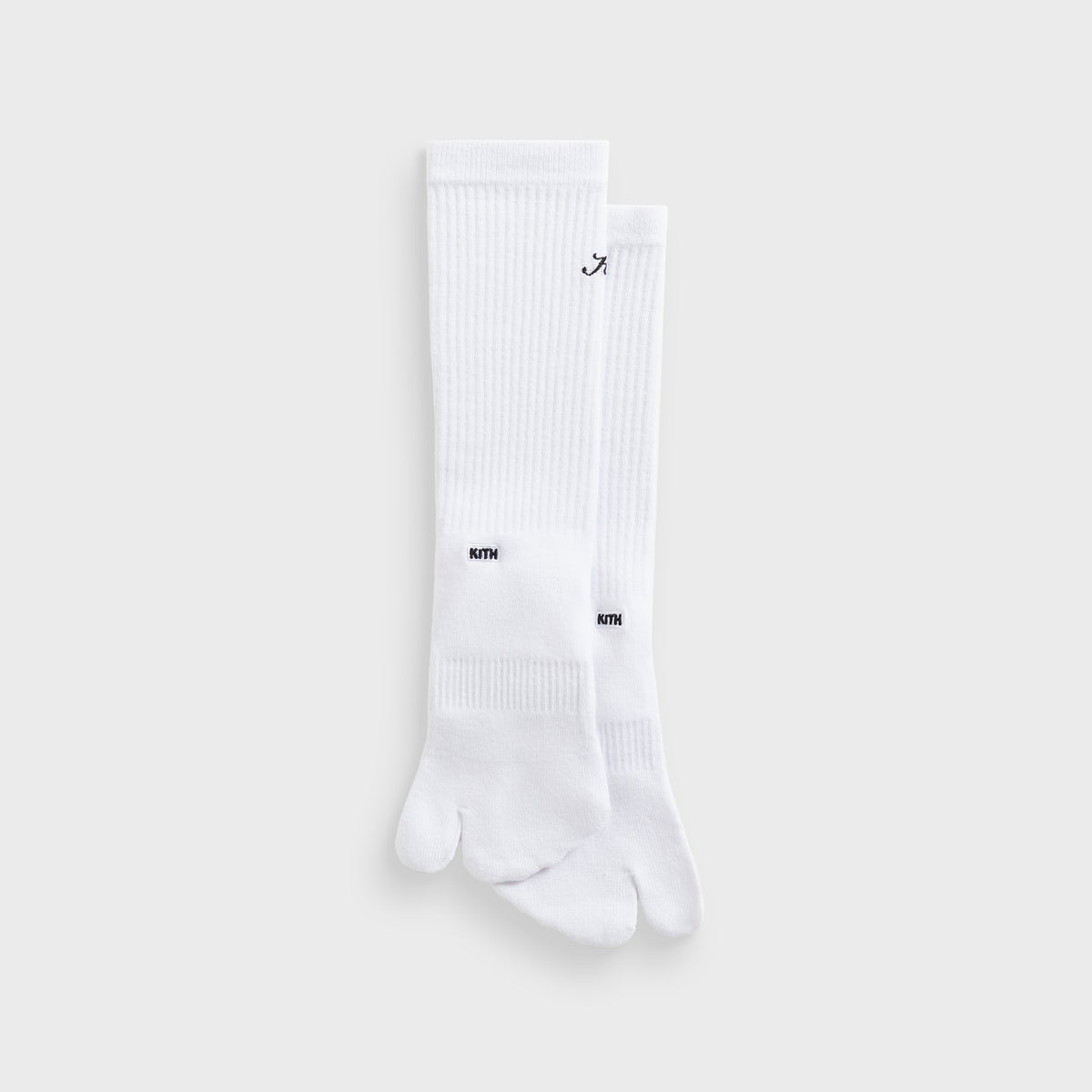 Kith Women Cotton Lightweight Crew Tabi Socks - White - PH