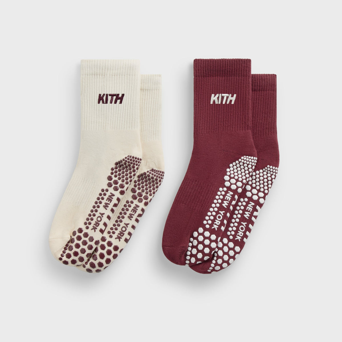 Kith Women 2-Pack Classic Crew Pilates Socks - Multi