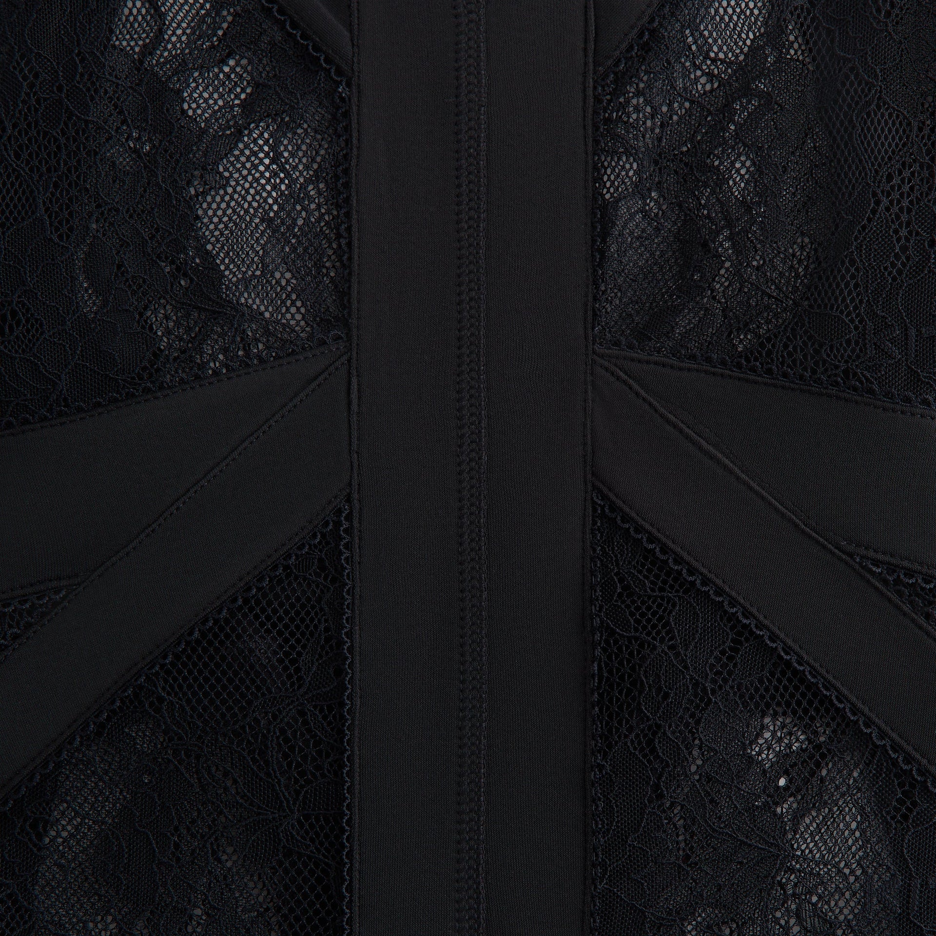 Lisa for Kith Women Vier Lace Paneled Bodysuit - Black - PH