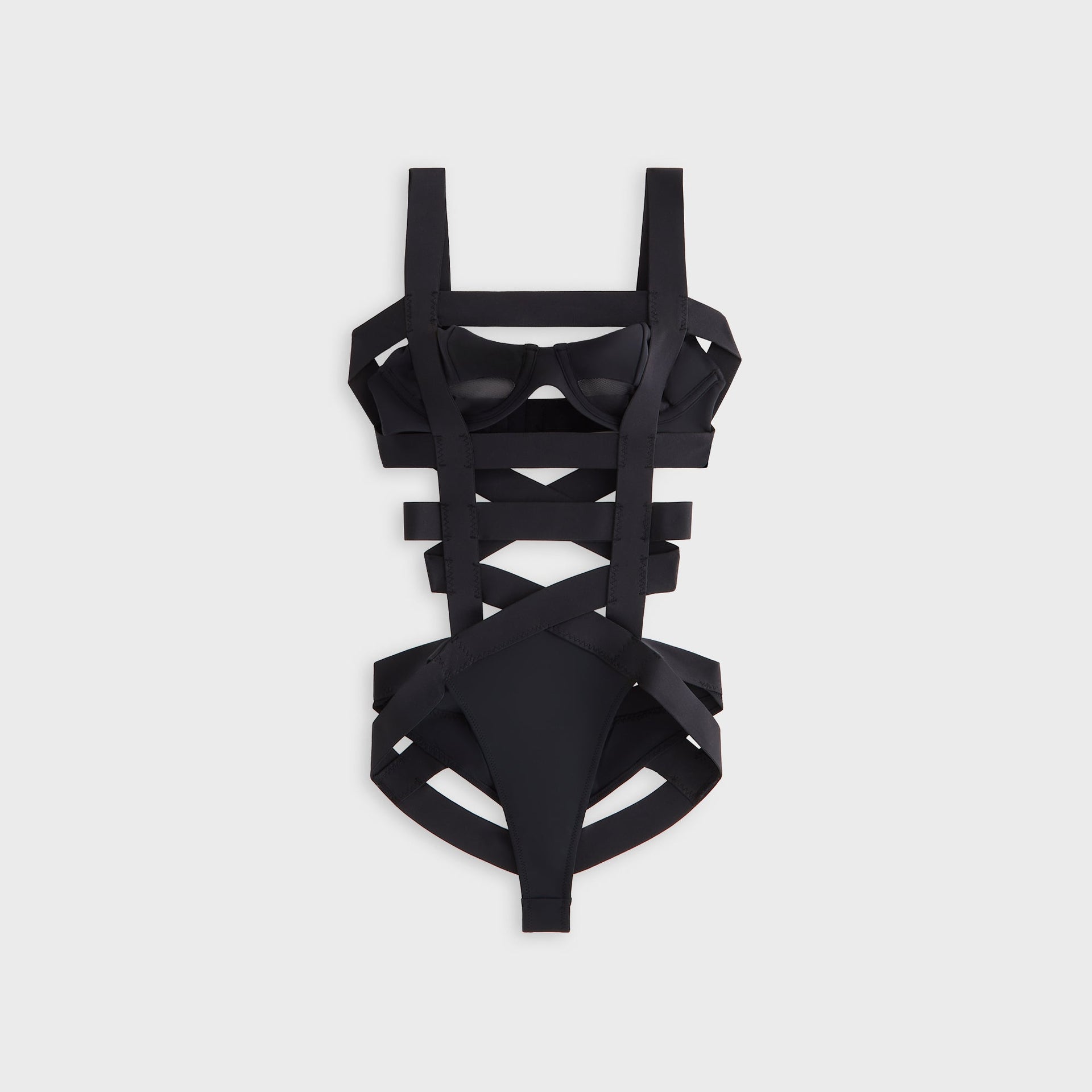 Lisa for Kith Women Stevie Strapped Bodysuit - Black