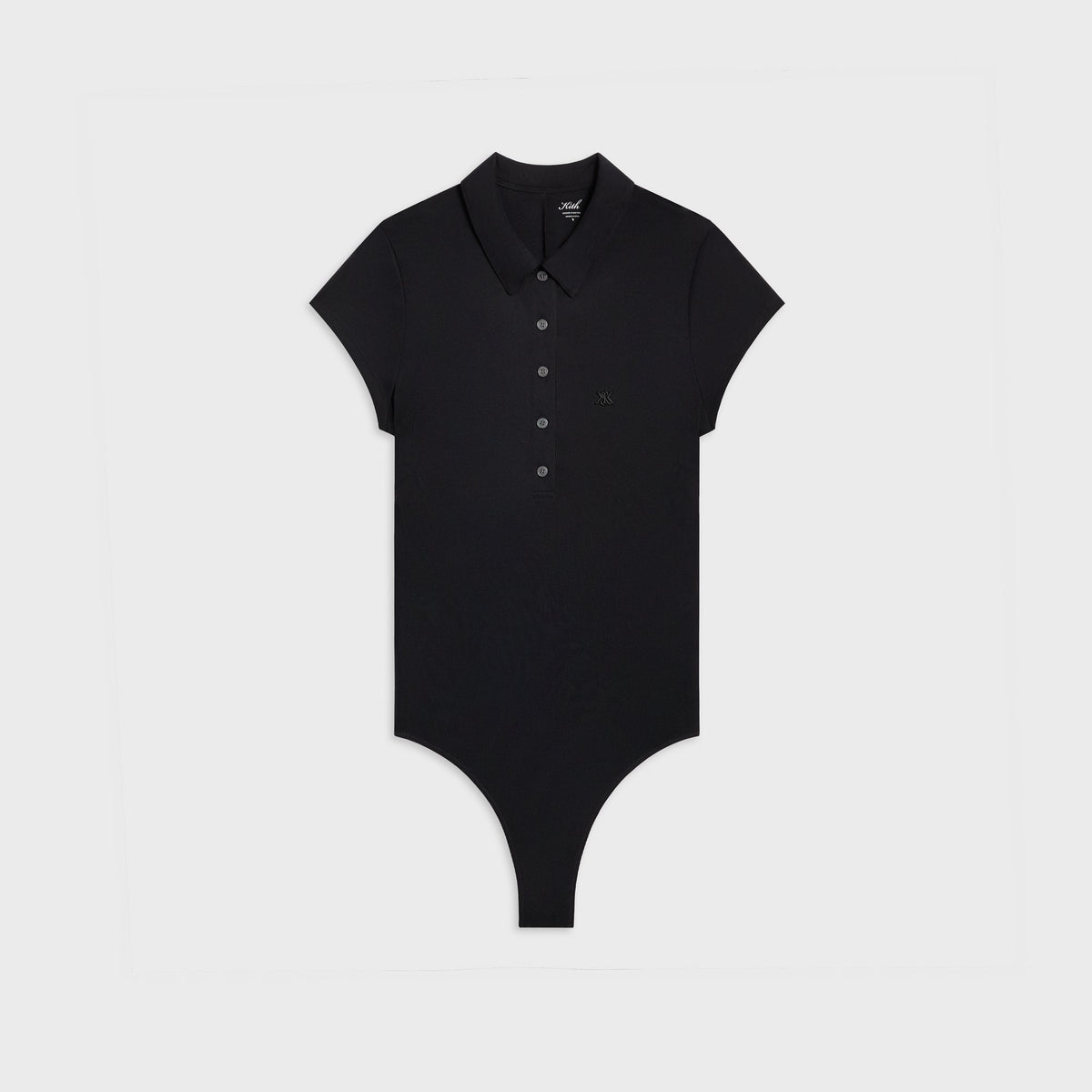 Kith Women Rose Polo Bodysuit - Black - PH