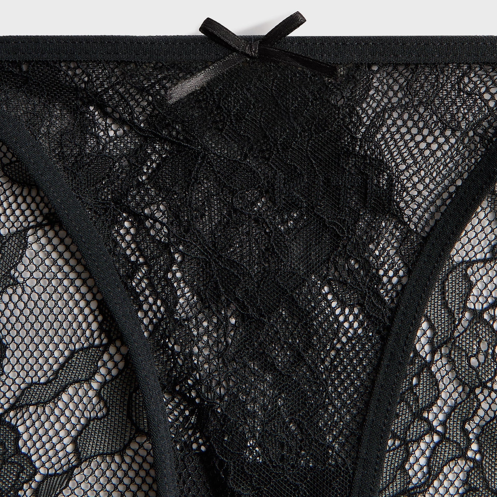 Lisa for Kith Women Floral Lace Intimates Set - Black - PH