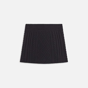 UrlfreezeShops Women Ember Cable Knit Mini Skort - Black