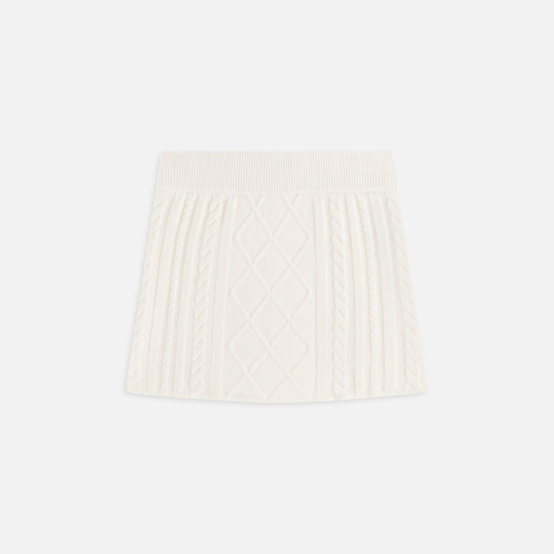 Kith Women Ember Cable Knit Mini Skort - Sandrift