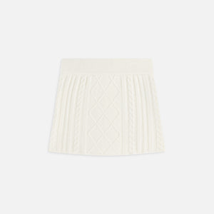 UrlfreezeShops Women Ember Cable Knit Mini Skort - Sandrift