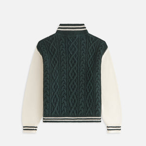 Kith Women Wyler Cable Full Zip Sweater - Stadium