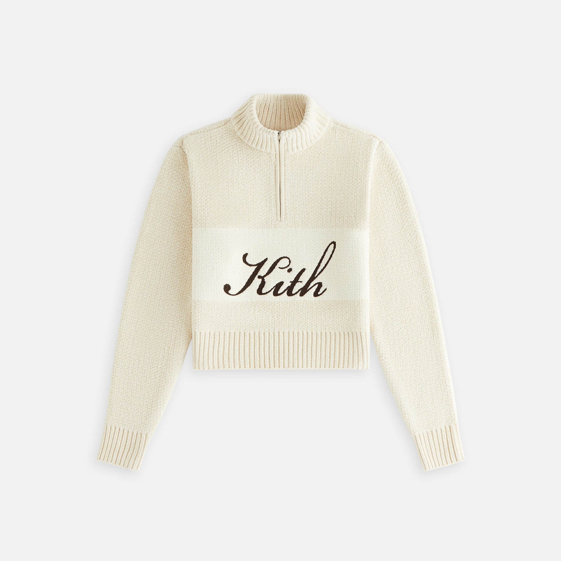 Kith Women Hunter II Chenille Script Quarter Zip - Waffle PH