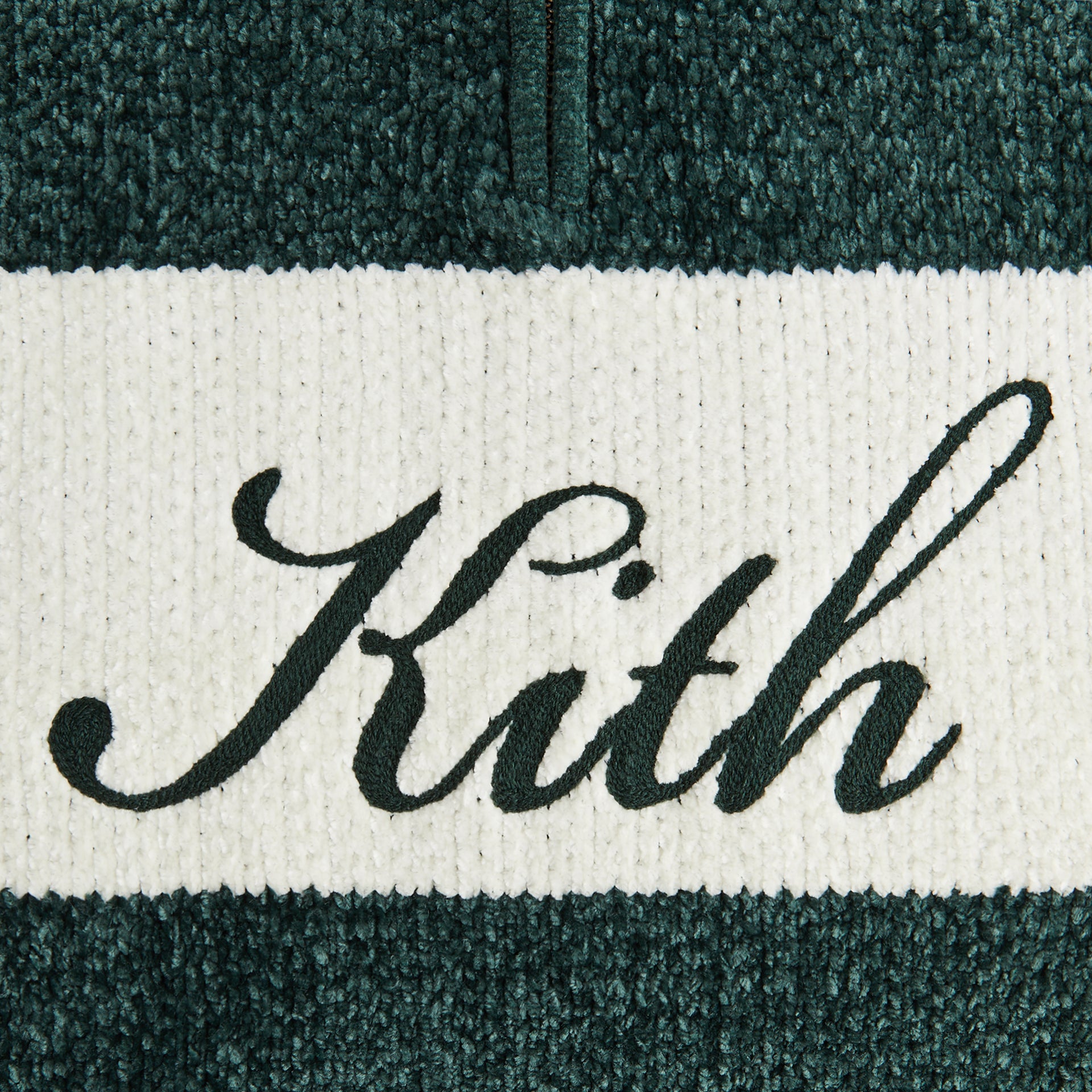 Kith Women Hunter II Chenille Script Quarter Zip - Stadium