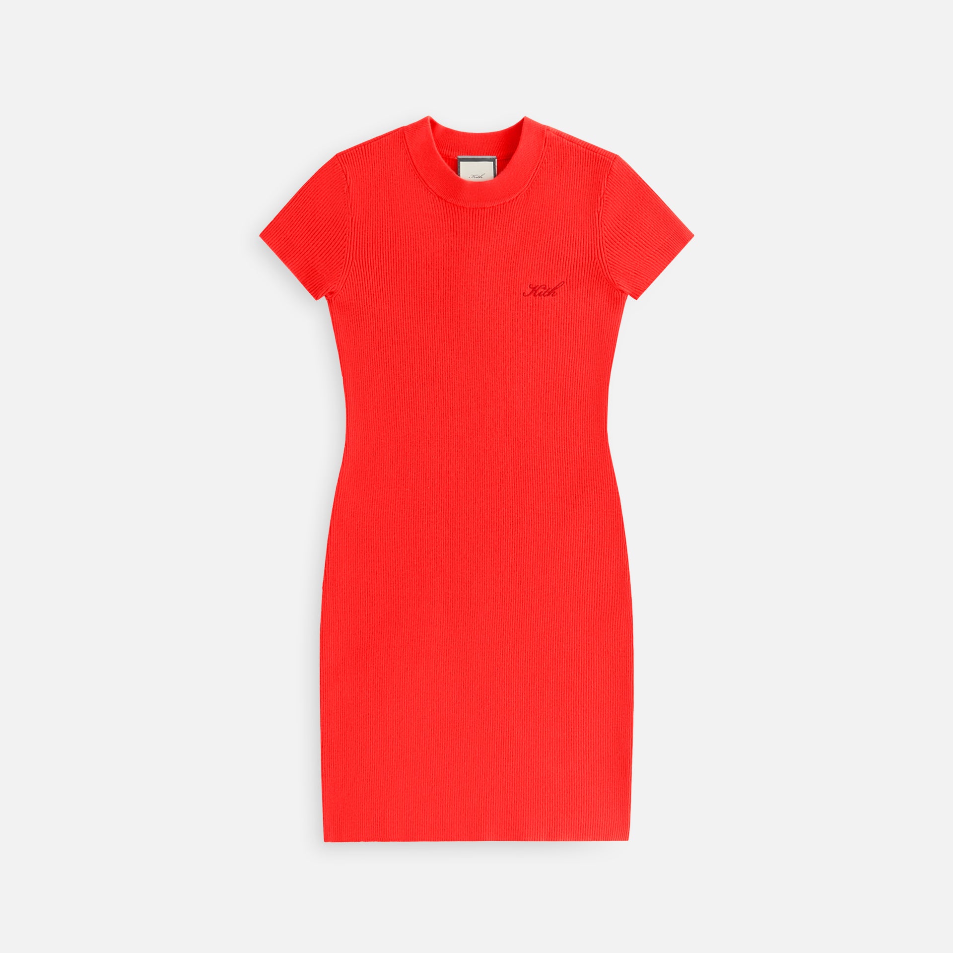 Kith Women Mulberry Rib Dress - Cinnabar