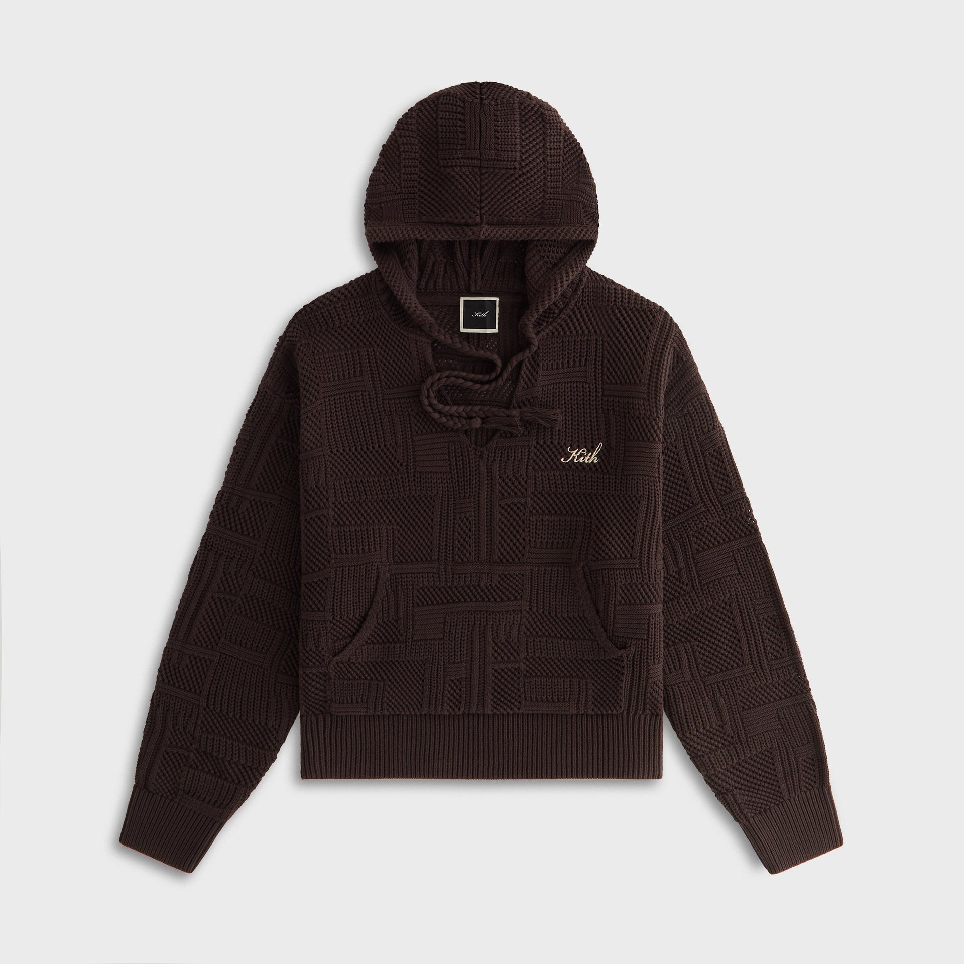 Kith Women Celyse II Patchwork Sweater Hoodie - Incognito - PH