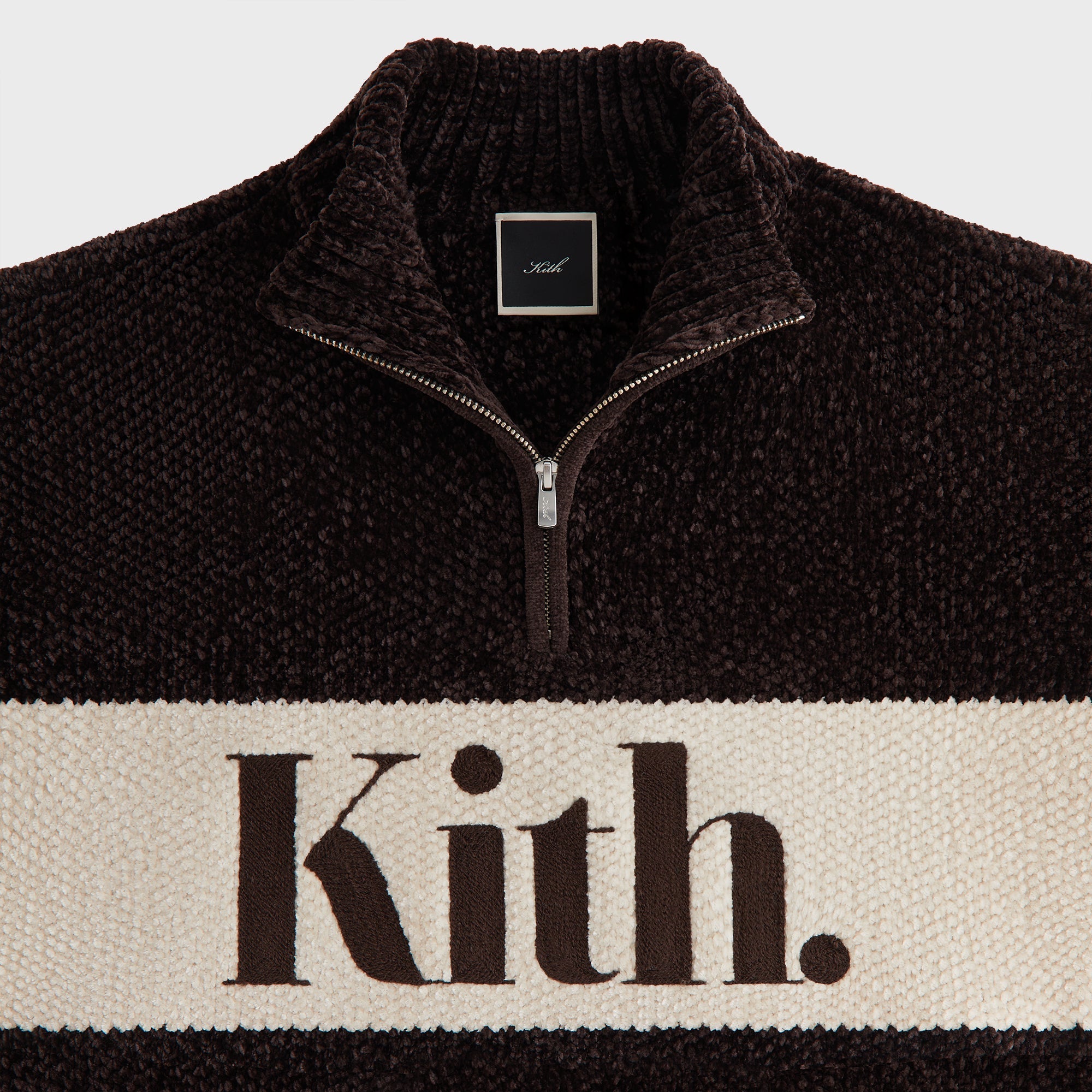 Kith Women Hunter II Chenille Punctuated Quarter Zip - Incognito