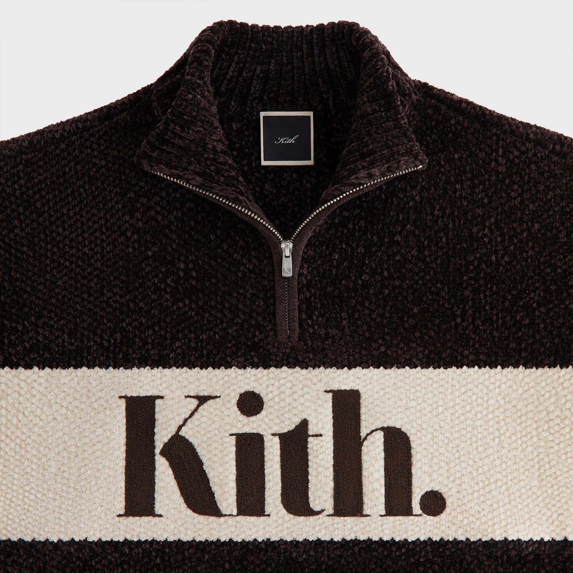 Kith Women Hunter II Chenille Punctuated Quarter Zip - Incognito