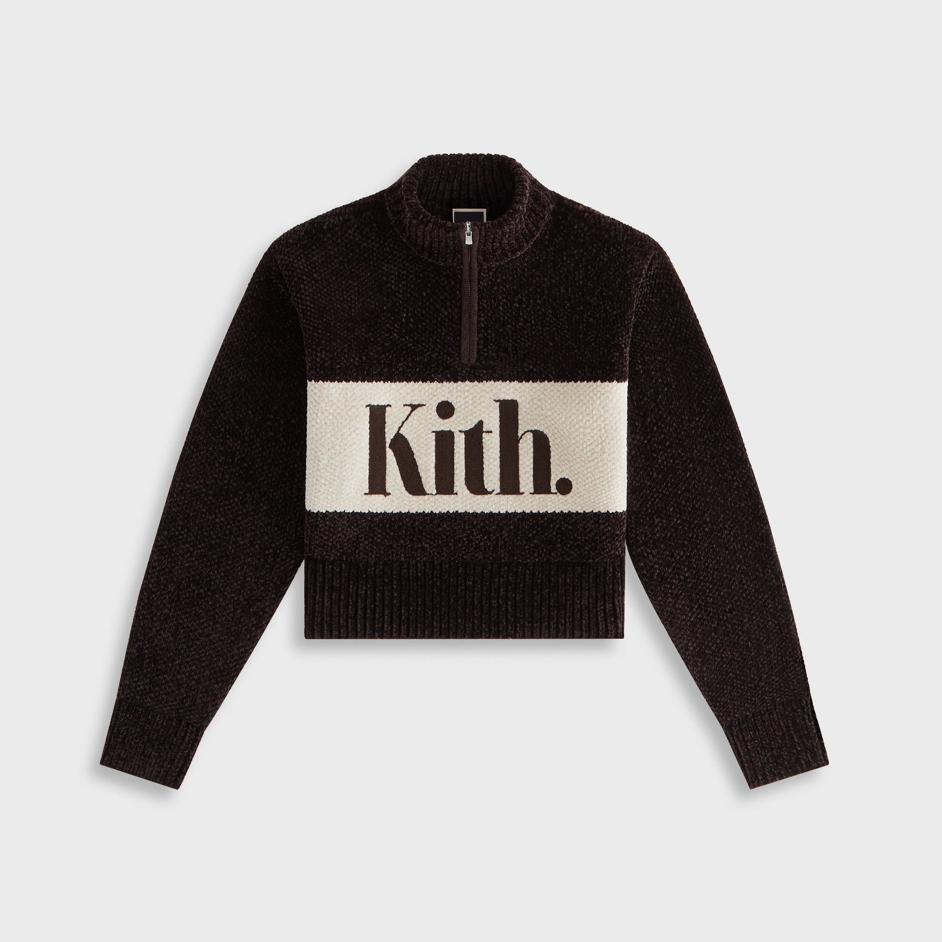 Kith Women Hunter II Chenille Punctuated Quarter Zip - Incognito