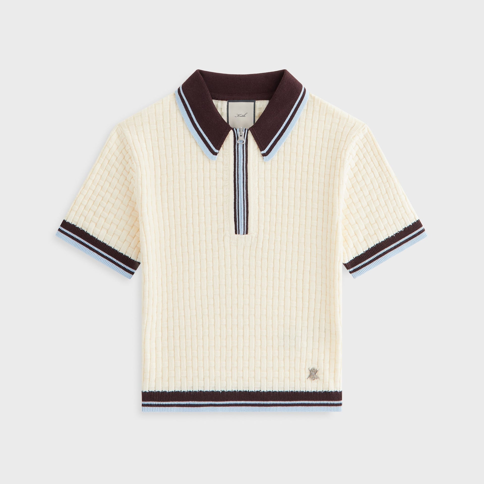 Kith Women Taylen Basketweave Sweater Polo - Nano - PH