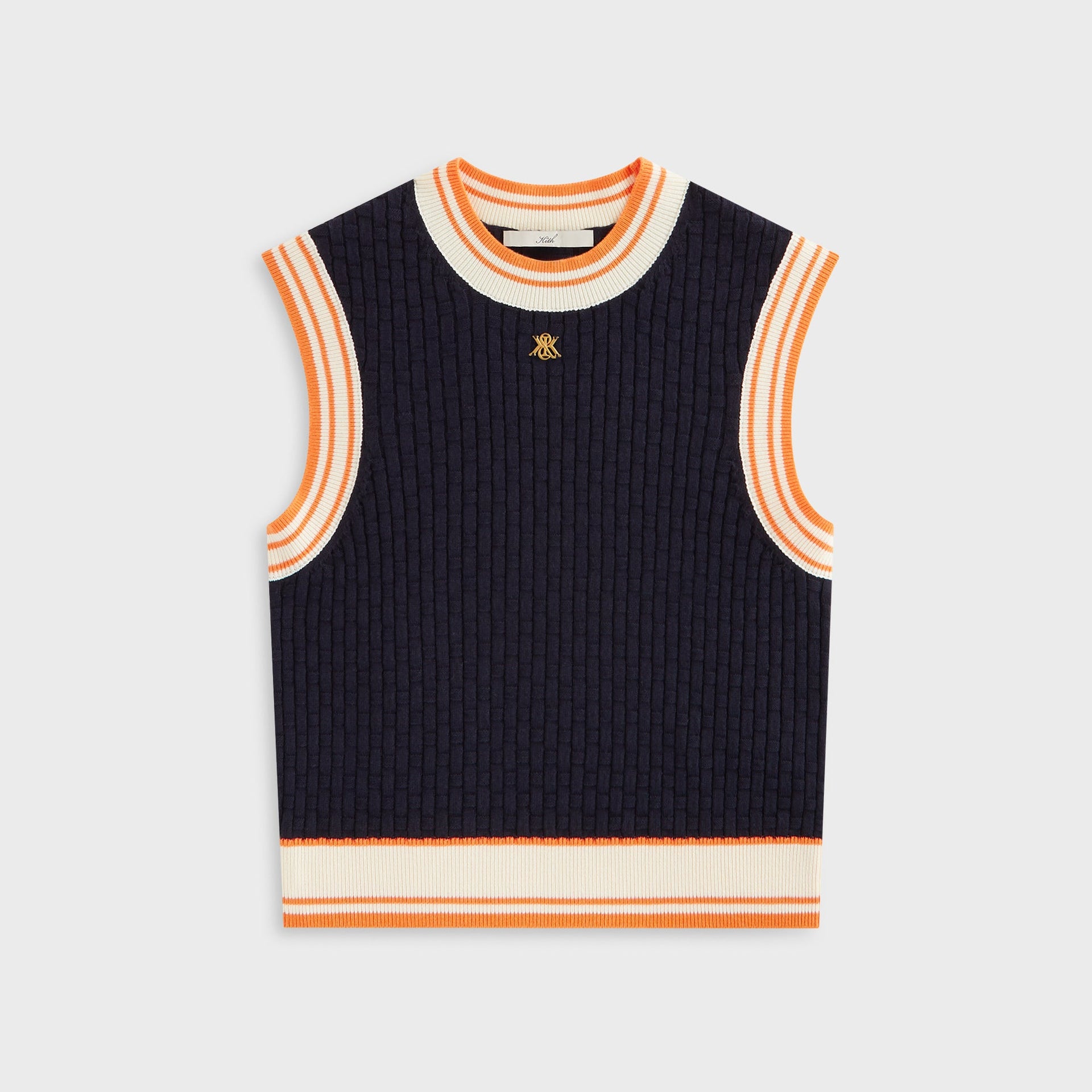 Kith Women Harter Basketweave Sweater Vest - Ink