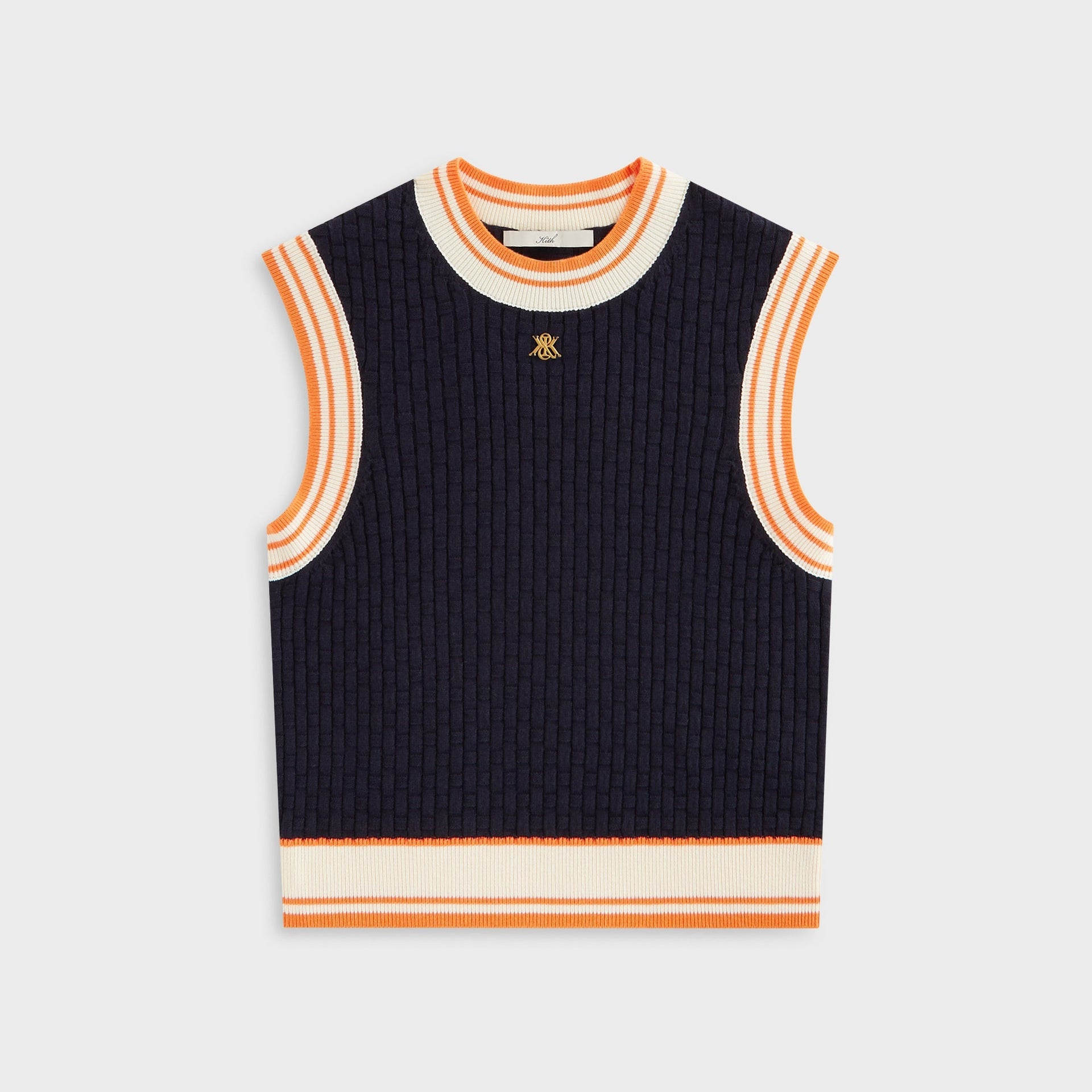 Kith Women Harter Basketweave Sweater Vest - Ink - PH