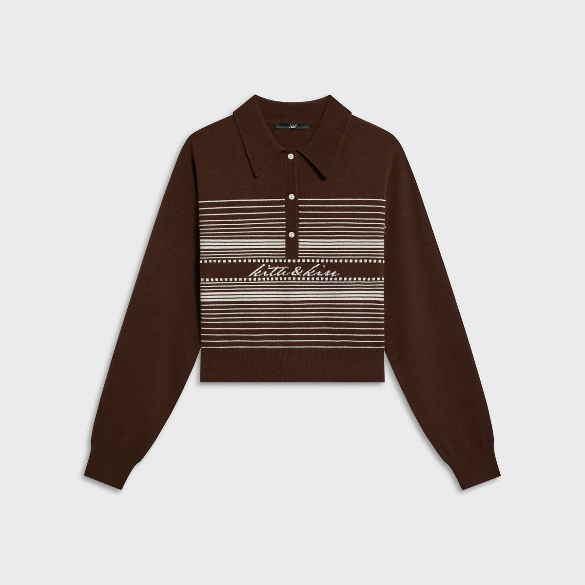 Kith Women Selma Kith & Kin Cropped Polo - Incognito - PH