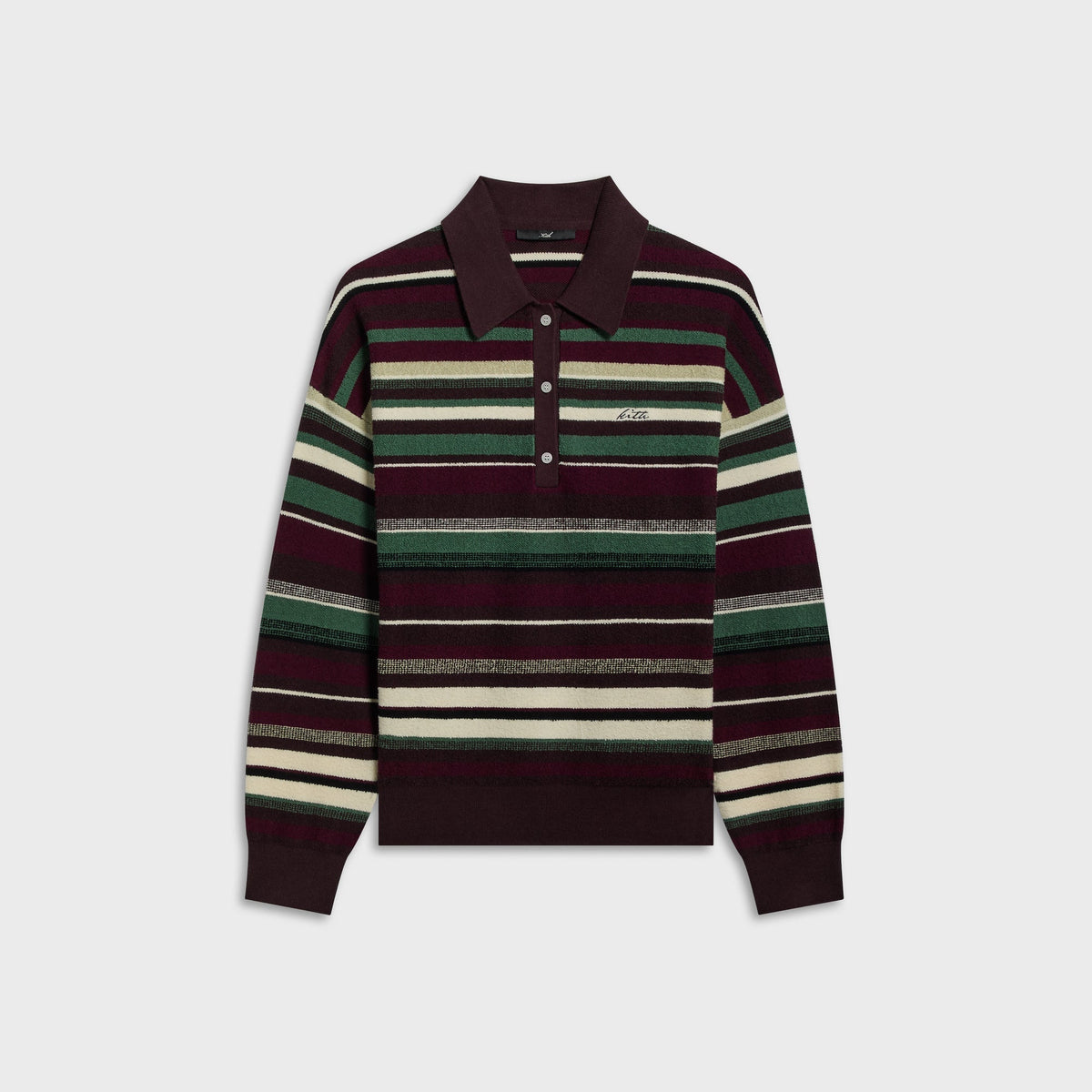 Kith Women Selma Towel Polo Long Sleeve - Incognito - PH