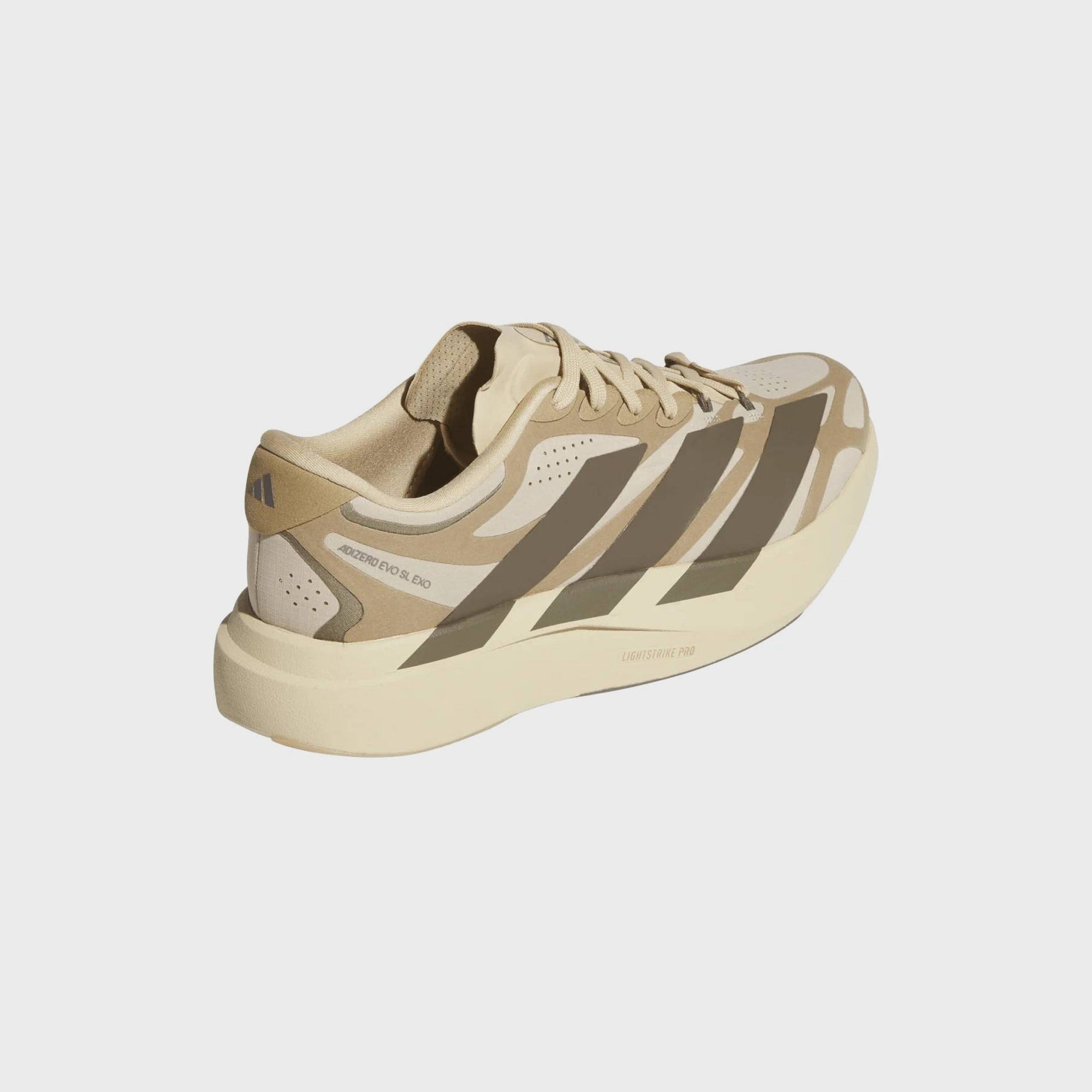 adidas Adizero Evo SL Exo Suede - Magic Beige / Cargo Brown / Cardboard