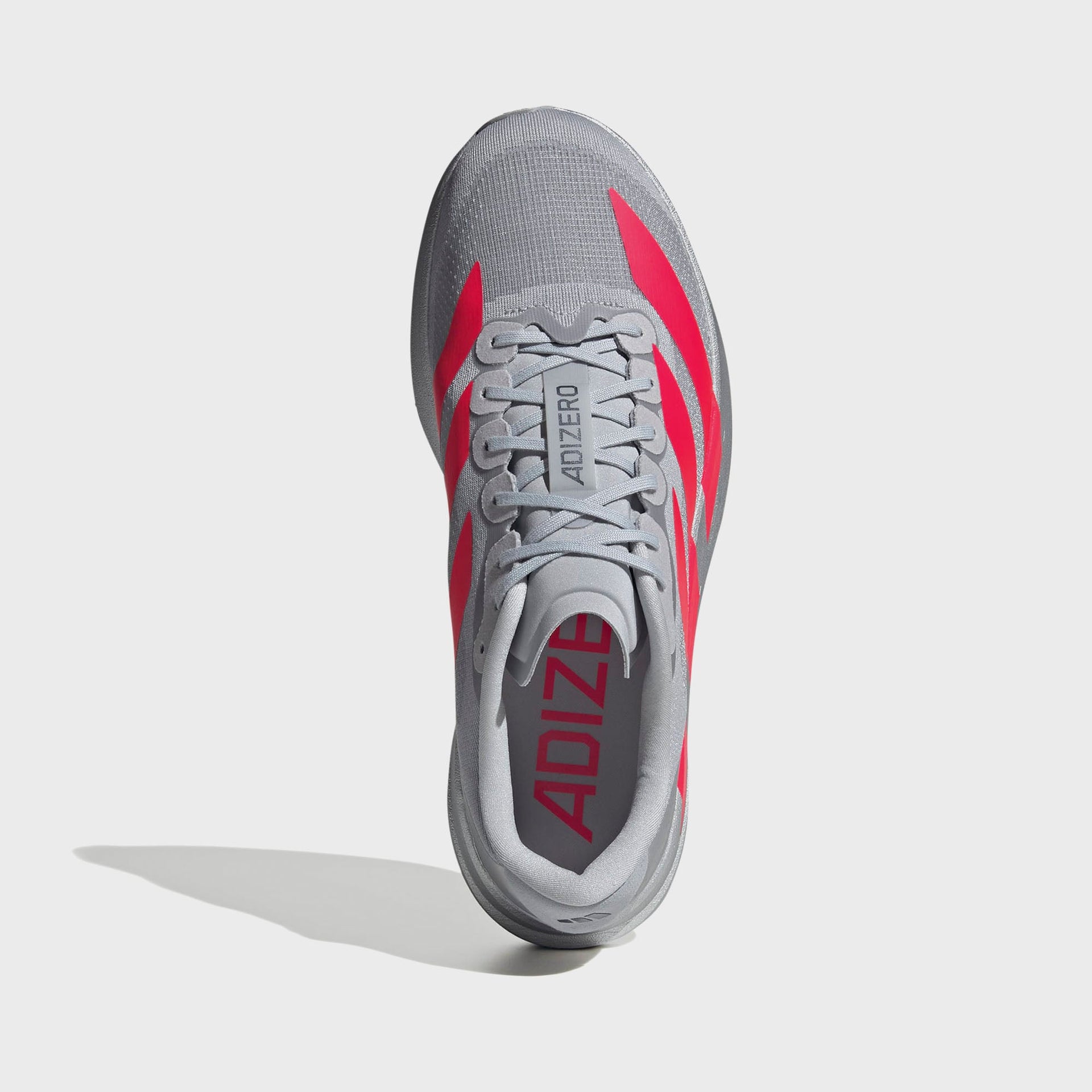 adidas Adizero EVO SL - Silver Metallic / Lucid Red / Iron Metallic