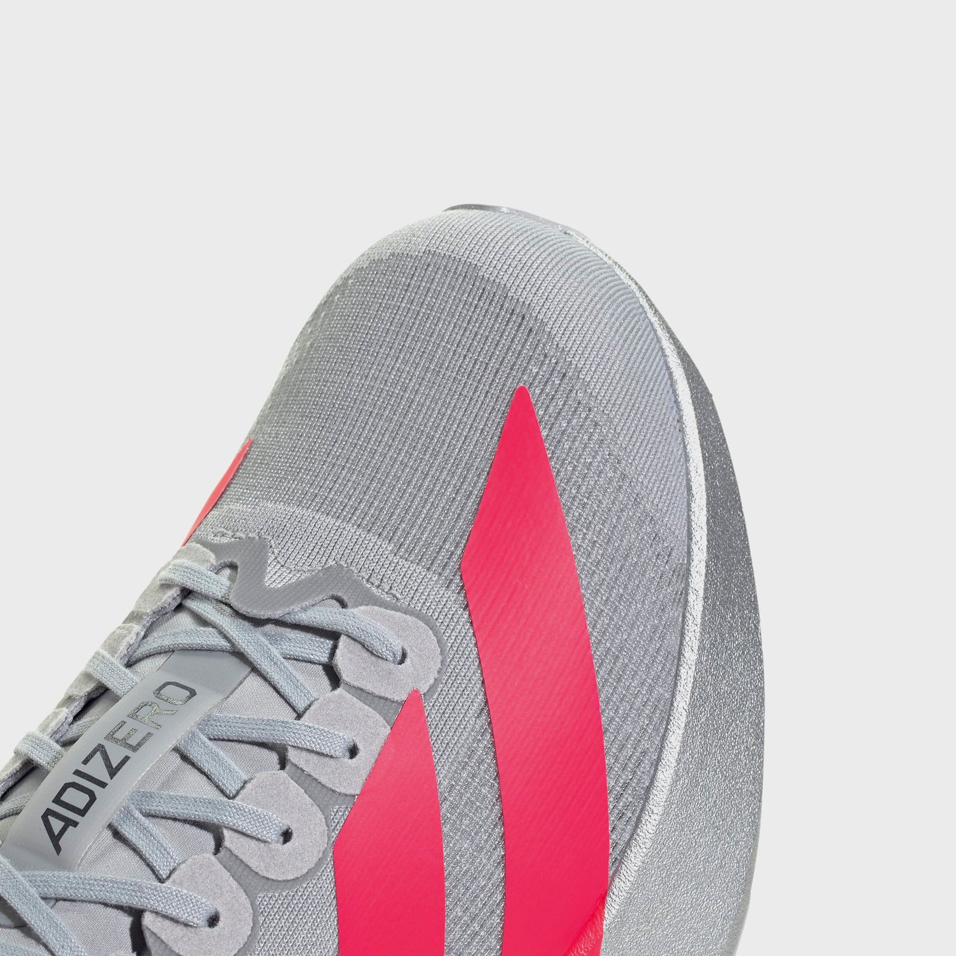 adidas Adizero EVO SL - Silver Metallic / Lucid Red / Iron Metallic