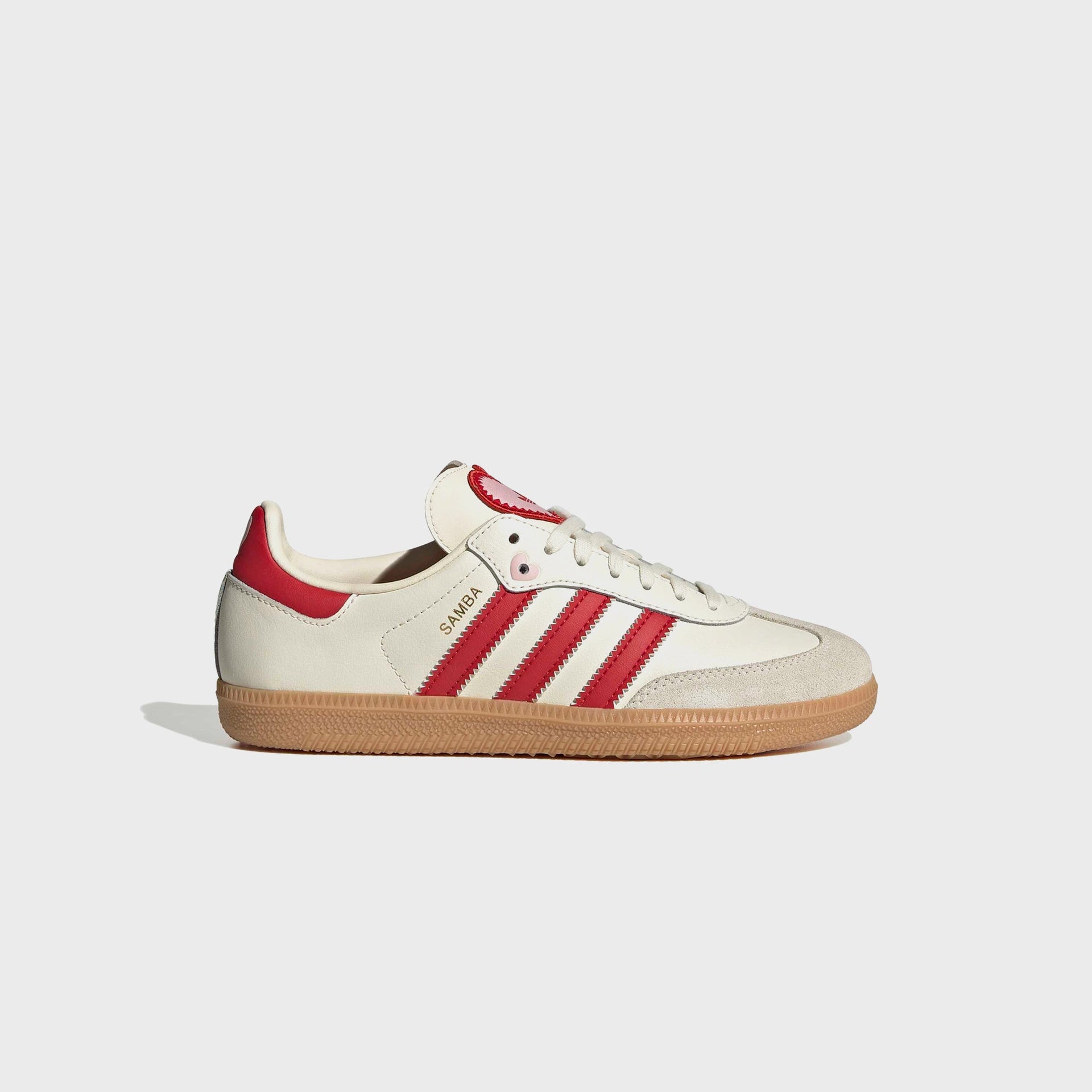 adidas GS Samba OG - Cream White / Better Scarlet / Gum Kith adidas GS Samba OG - Cream White / Better Scarlet / Gum Kith