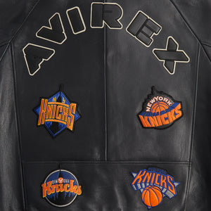 Kith & AVIREX for the New York Knicks Icon Jacket - Black