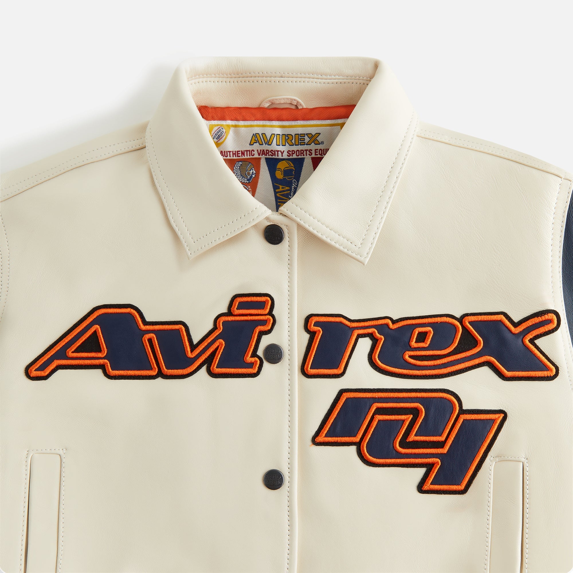 Kith & AVIREX for the New York Knicks Icon Jacket - Sandrift