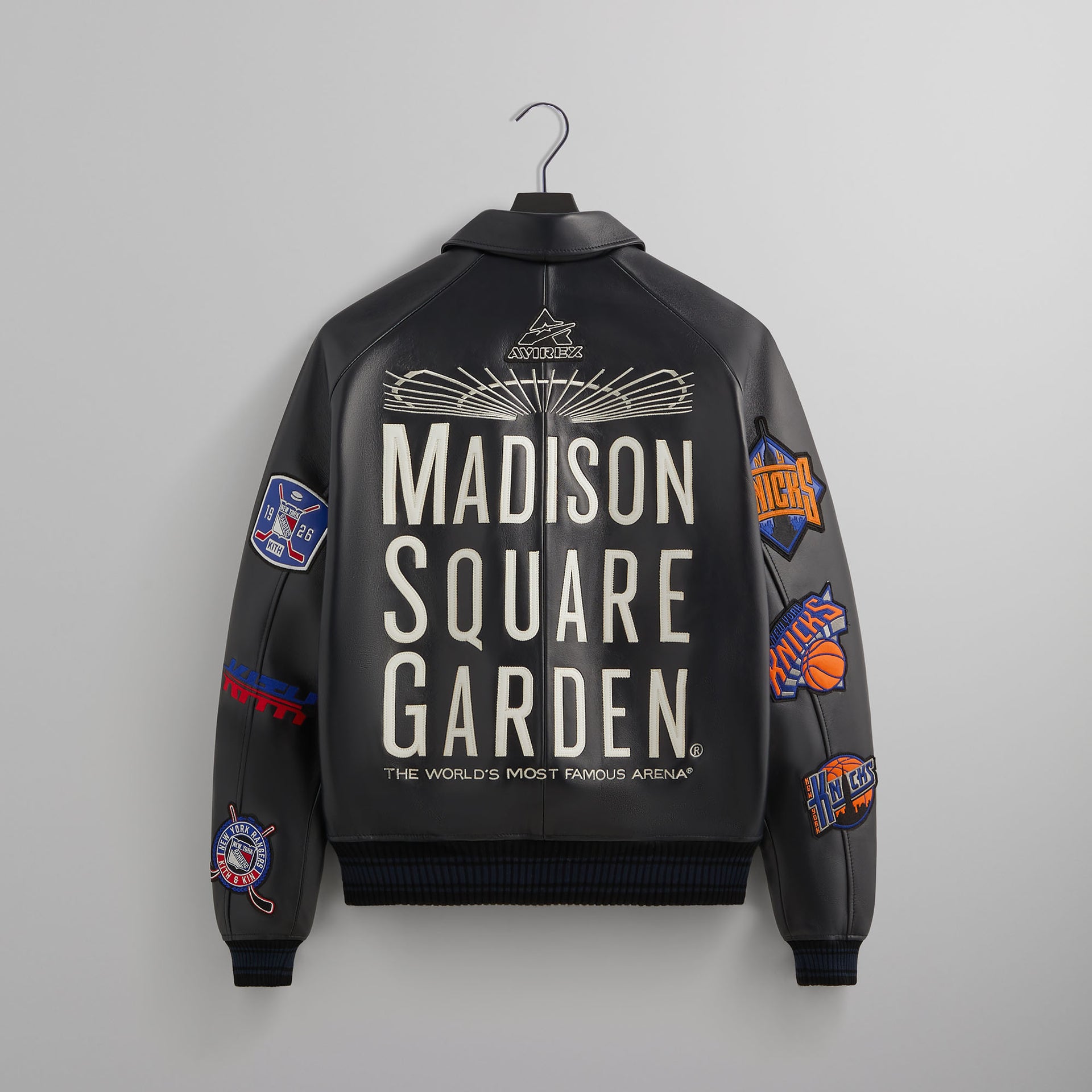 Kith & AVIREX for Madison Square Garden Sports Icon Jacket - Black