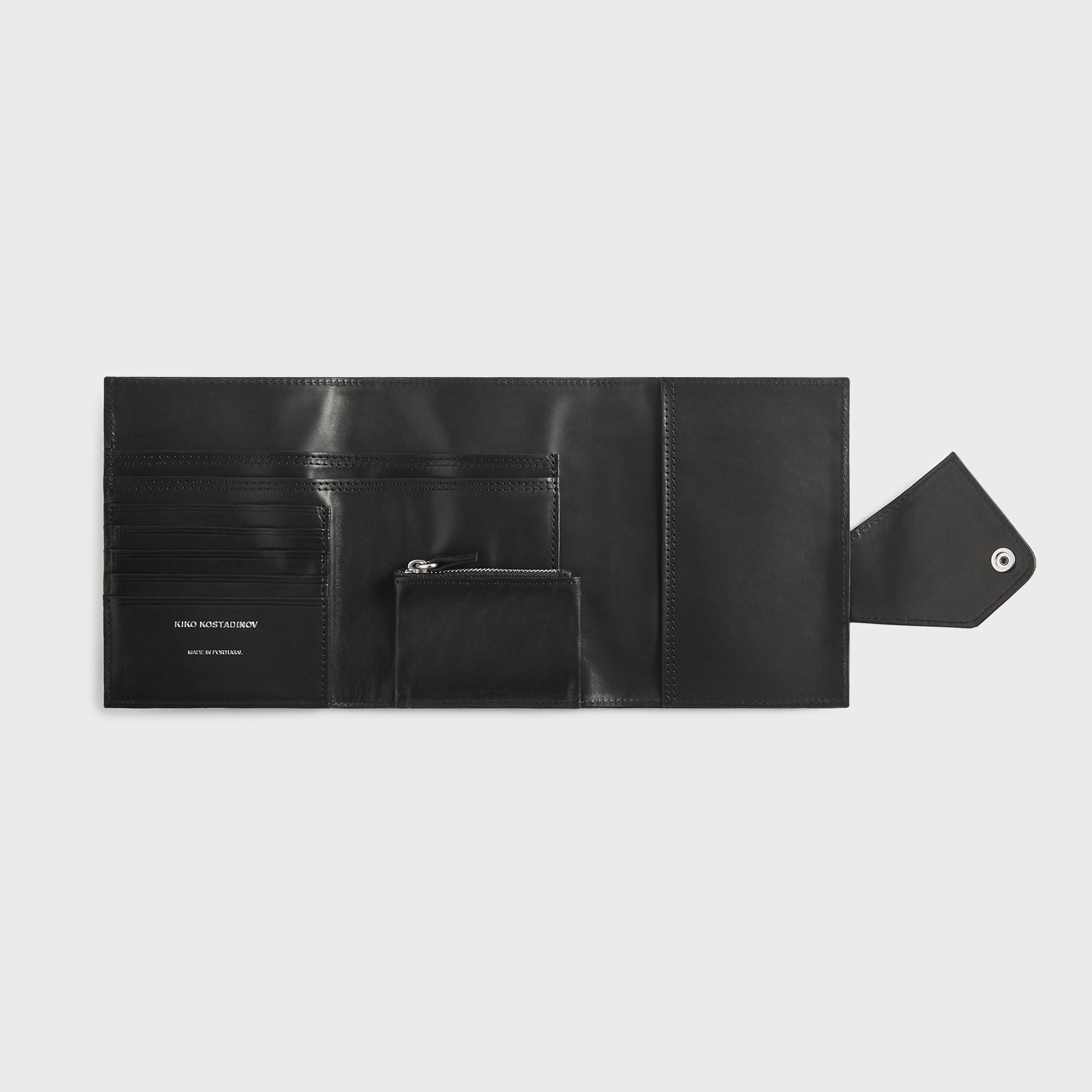 KIKO KOSTADINOV Orvos K-Wallet 財布 ブラック Kiko Kostadinov Orvos K-Wallet - Obsidian / Black – Kith