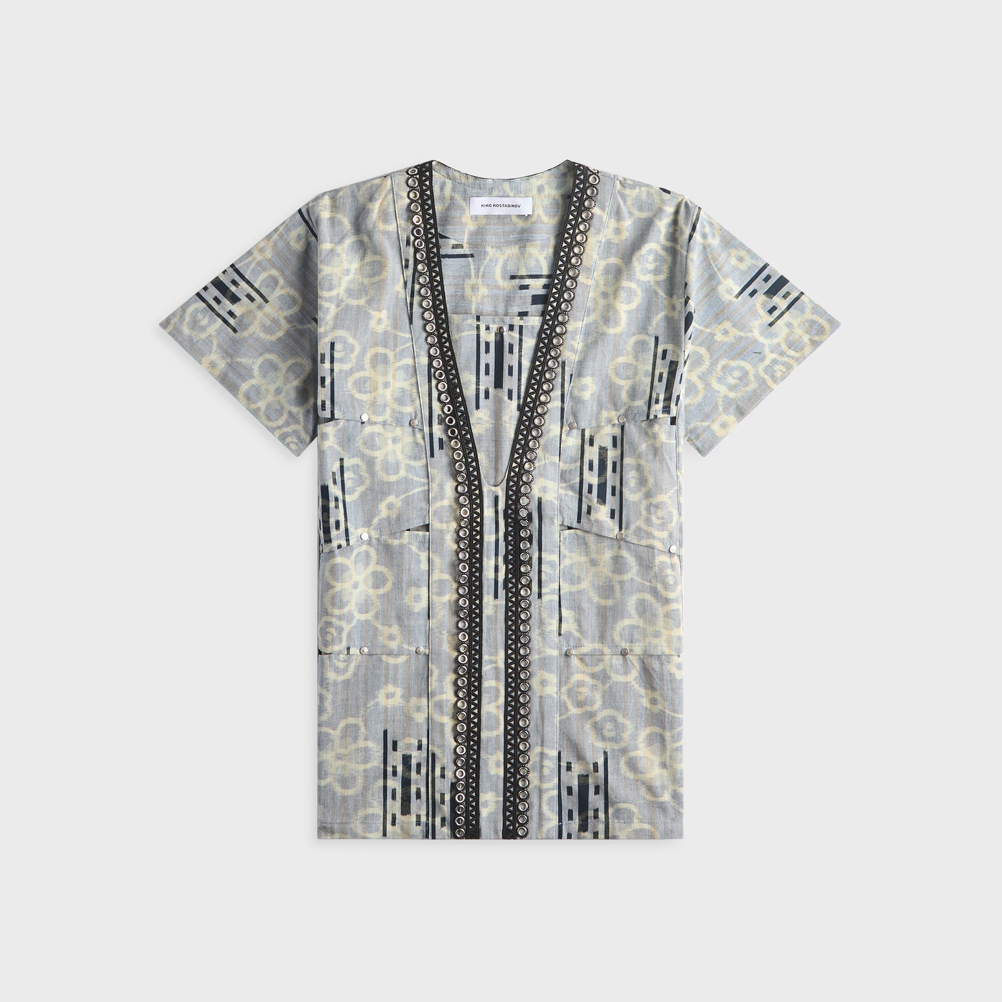 Kiko Kostadinov Hatha Panelled Shirt - Lagoon – Kith