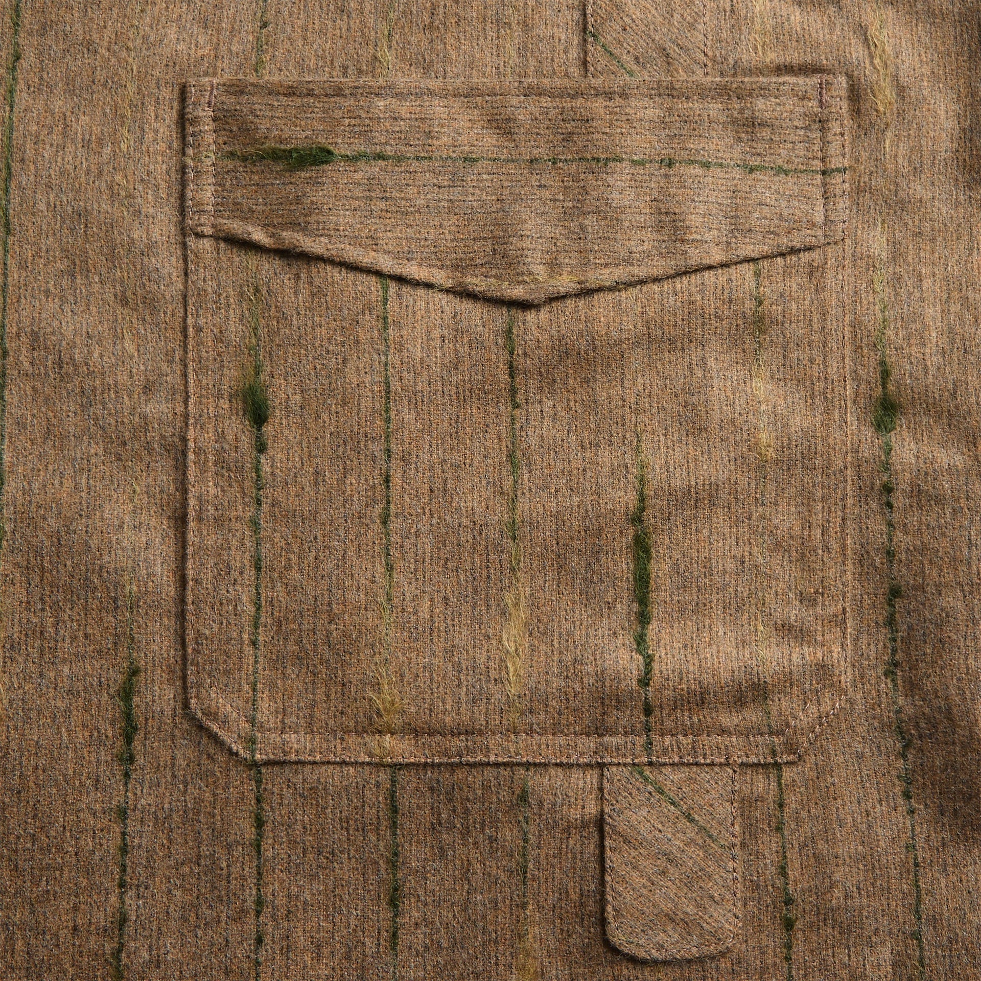 Kiko Kostadinov Mosaic Check Kyan Short - Moor Brown