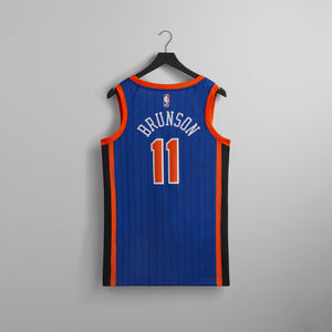 Nike Jalen Brunson New York Knicks Swingman City Edition 2023 Jersey - Rush Blue