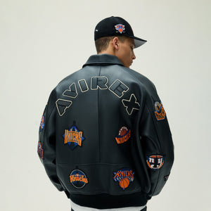 Kith & AVIREX for the New York Knicks Icon Jacket - Black PH