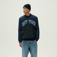 Kith for the New York Knicks Ball Nylon Quarter Zip - Black