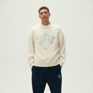 Kith for the New York Knicks Empire Lewis Sweater - Sandrift