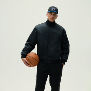 Kith for the New York Knicks Ball Satin Bomber Jacket - Black PH