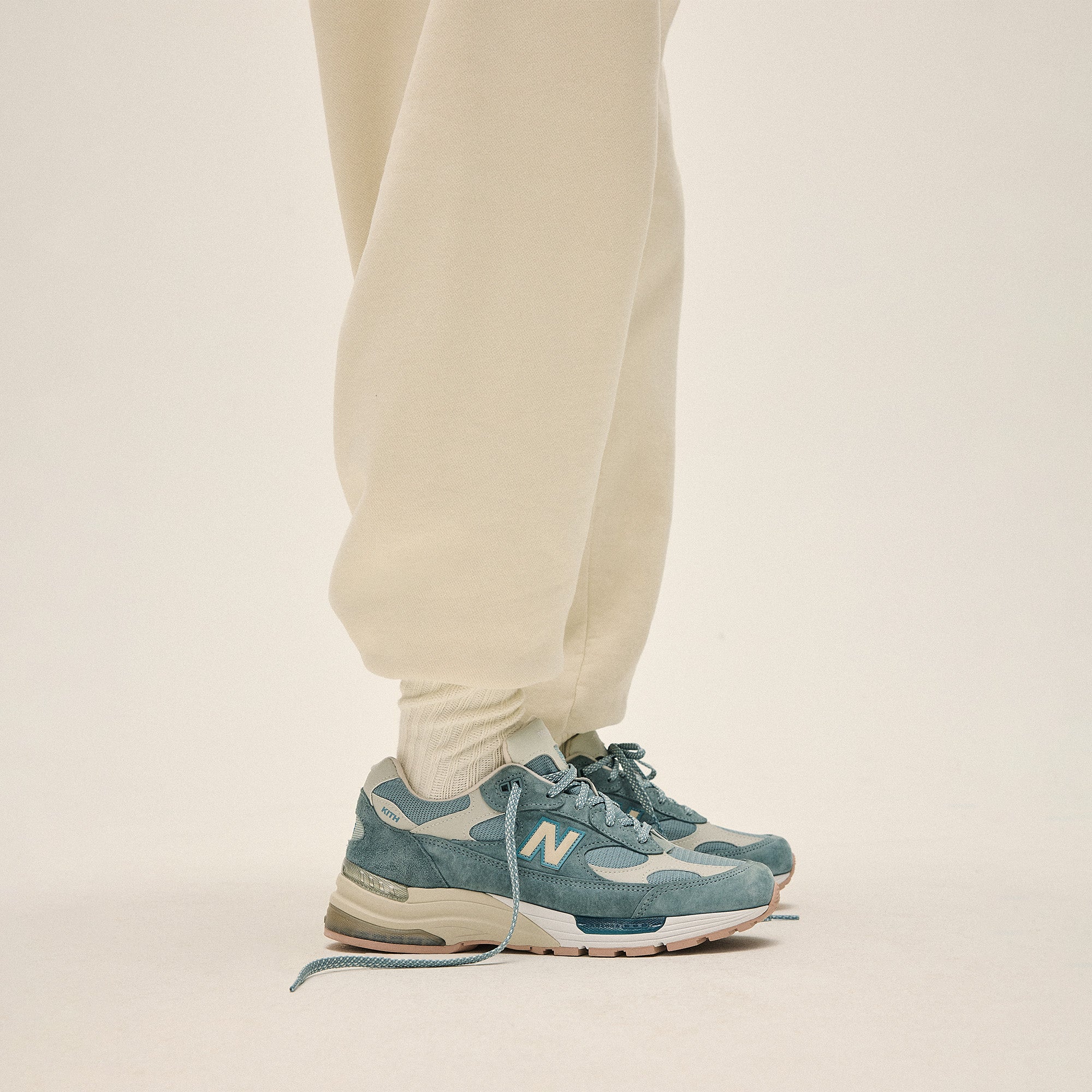 Kith & New Balance Made in USA 992 - Aegean Blue / Shadow Gray