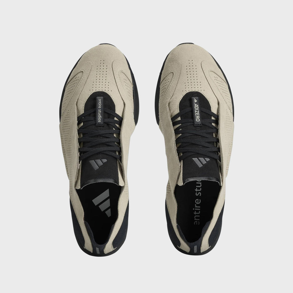 adidas x Entire Studios Adizero Adios 9 - Core Black / Feather Grey / Mist Stone