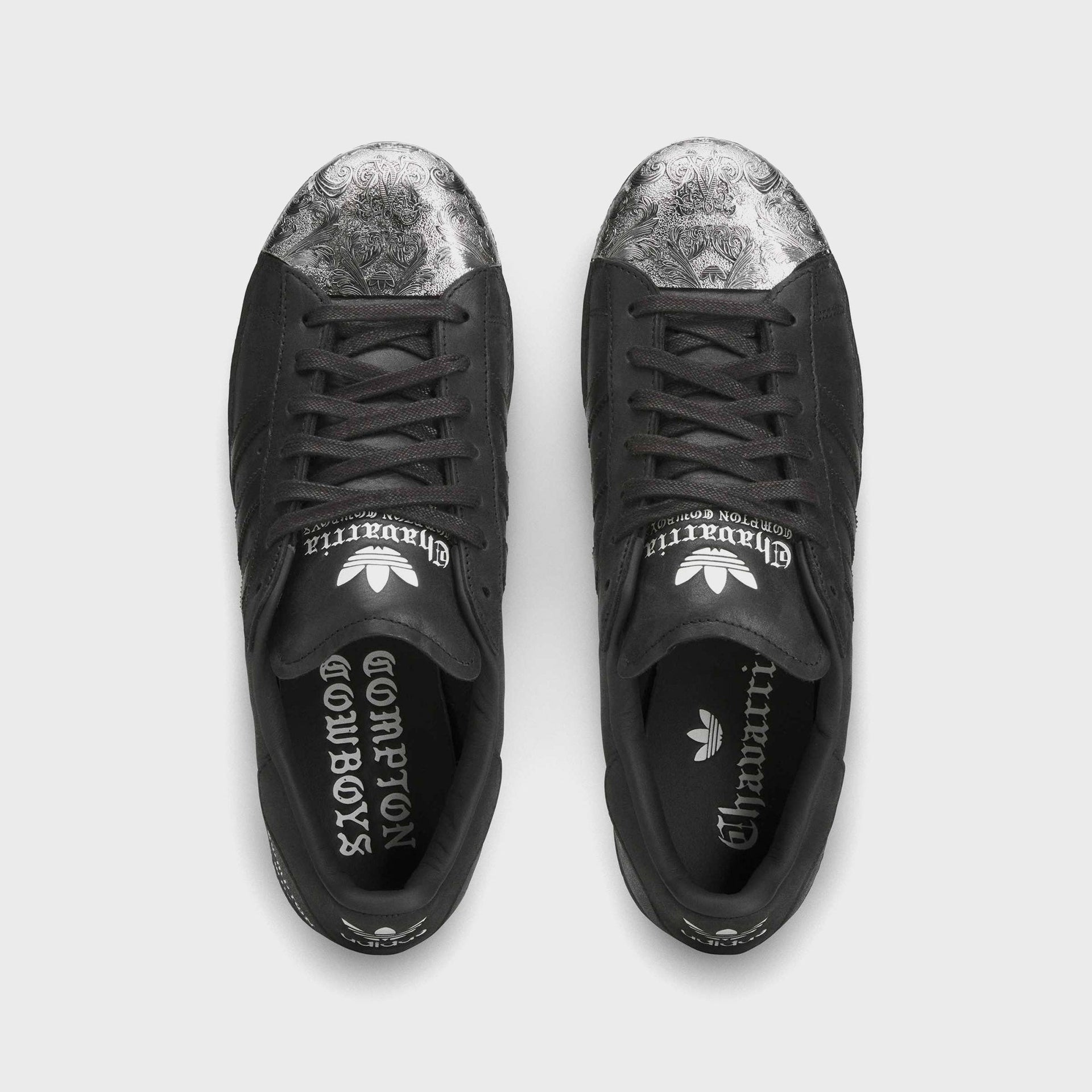 adidas x Willy Chavarria x Compton Cowboys Superstar - Core Black / Off White