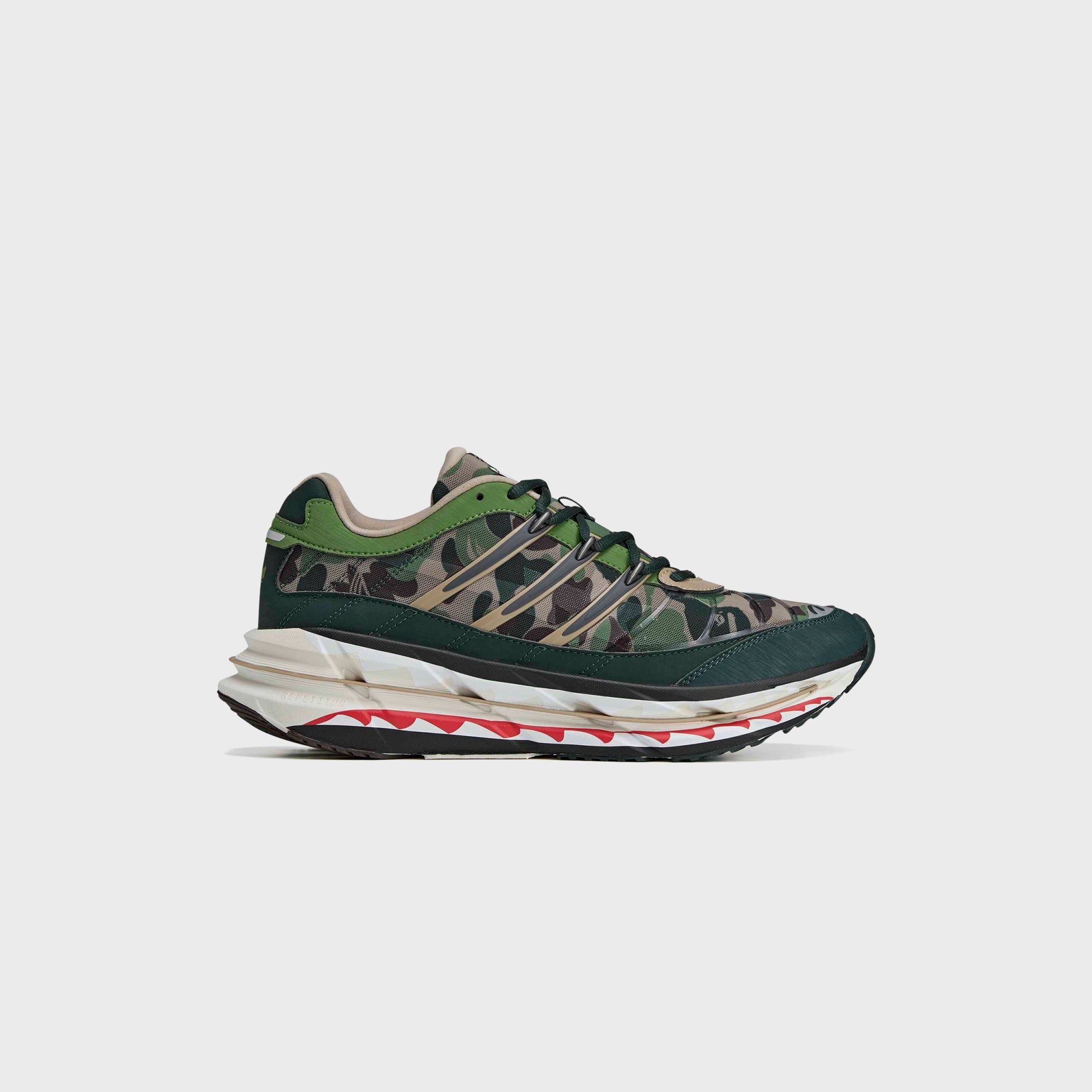  ADISTAR HRMY×BAPE アディダス×APE 27.0 adidas x BAPE Adistar HRMY - Hemp / Iron Metallic / Off White – Kith
